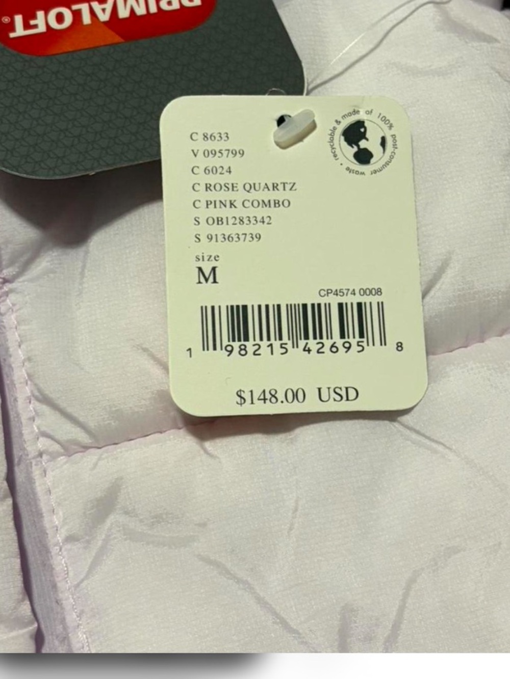 Free People Movement Puffer Vest Primaloft Rose Quartz Pink NWT Medium - Picture 4 of 8